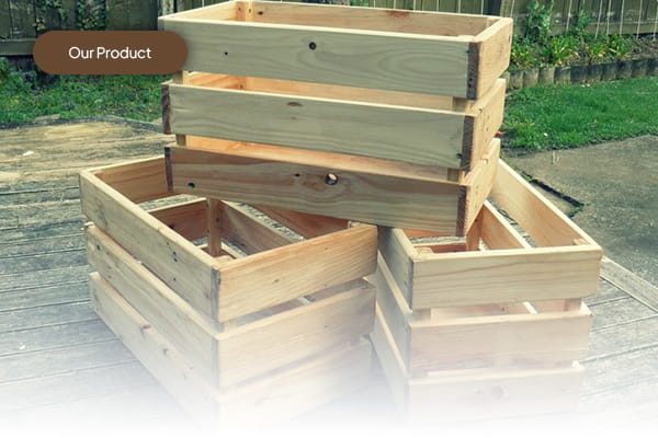 Wooden Crate / Krat Kayu